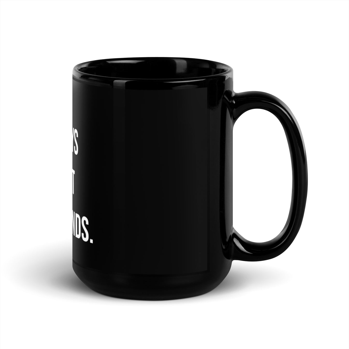 The FBANYF Black Glossy Mug